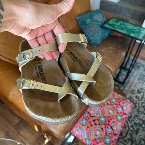 Birkenstock Gold Mayari Sandal 38 Women’s